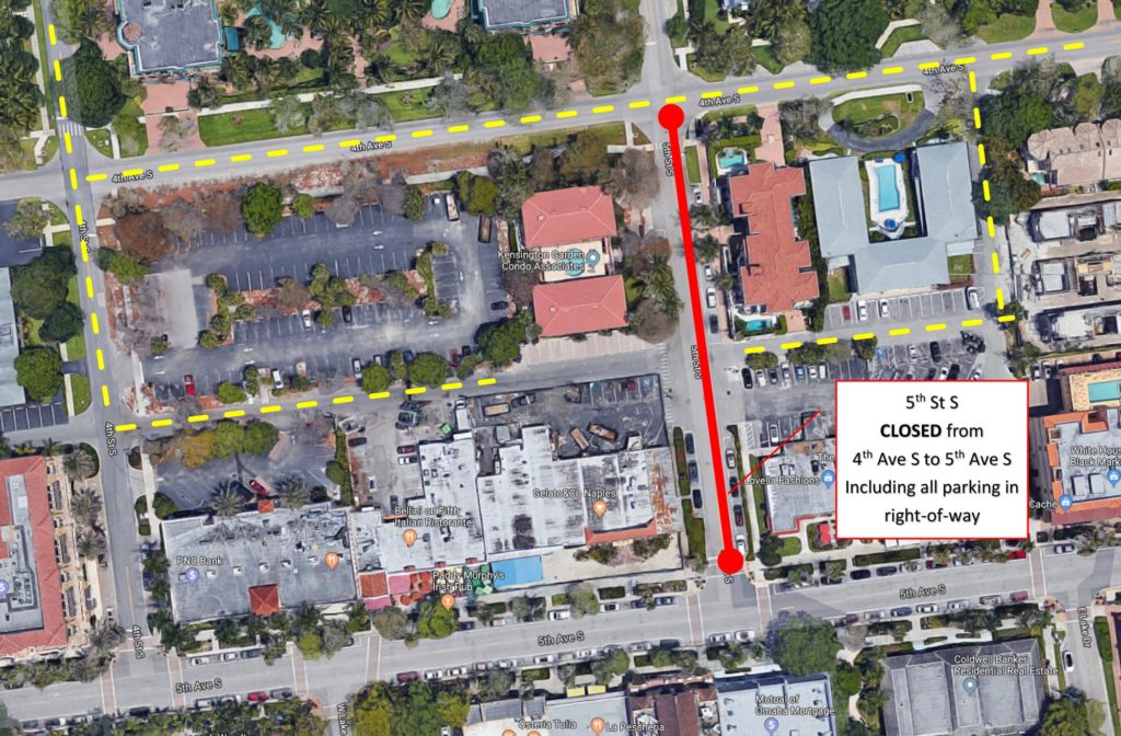 5th St S Pave Notice Map