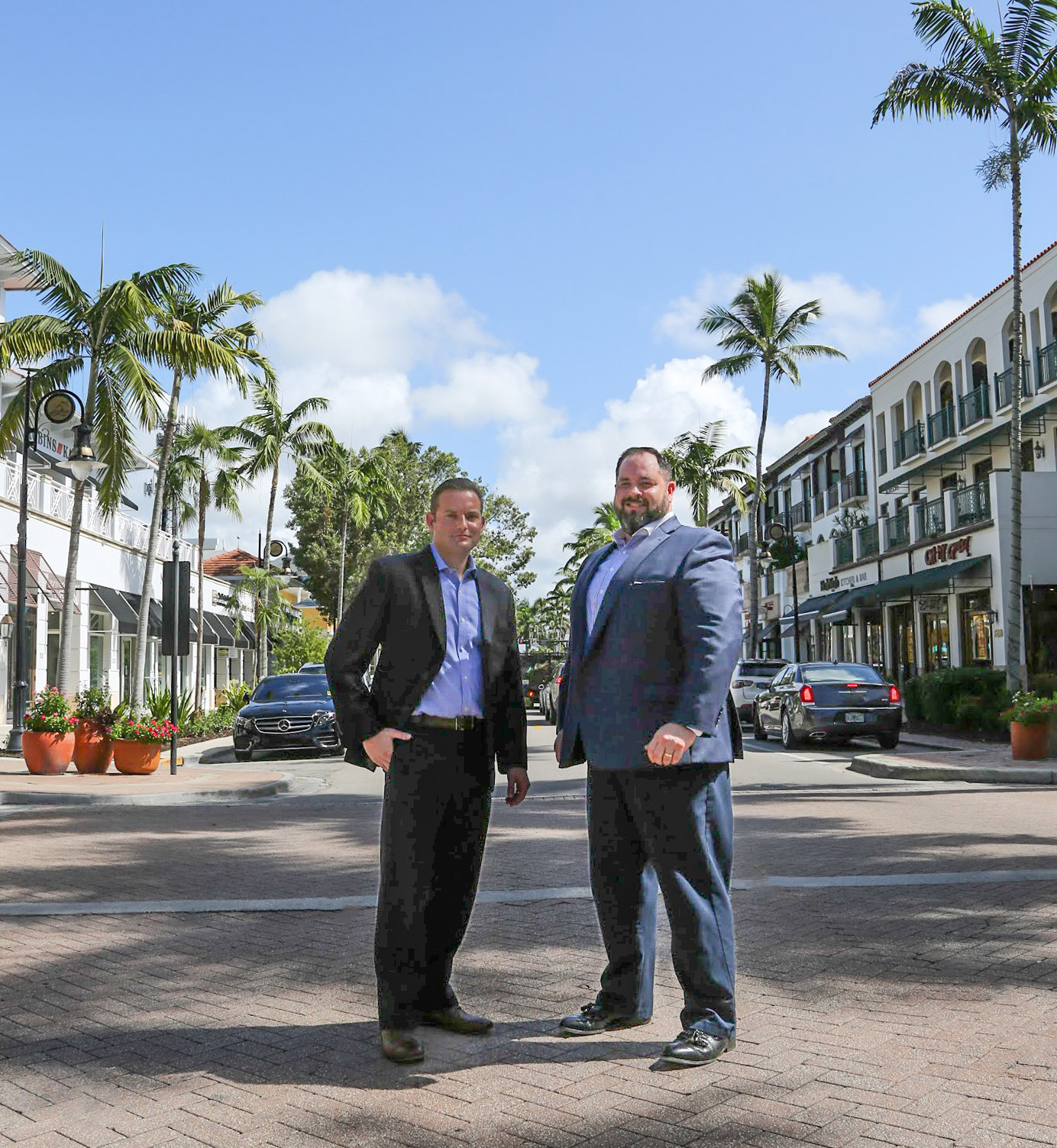 Executive Director Bruce Barone, Jr. and Board of Directors President Jeff Wynn