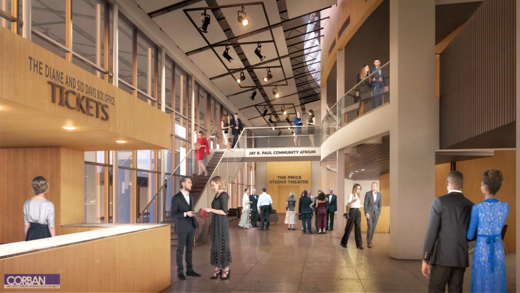 Architect's Rendering of the New Atrium