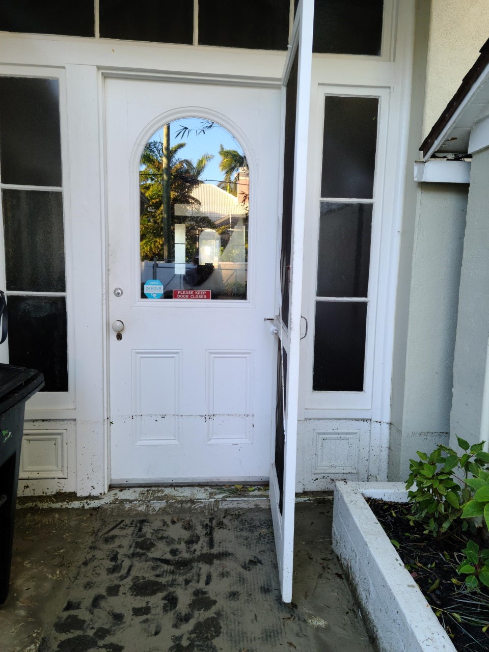 Back door of the Cottage